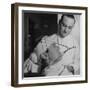 Dentist Working on a Soldier's Mouth at the Ft. Meade and Walter Reed Dental Hospital-George Strock-Framed Photographic Print