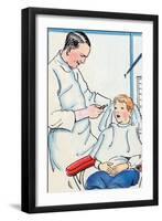 Dentist-Julia Letheld Hahn-Framed Art Print