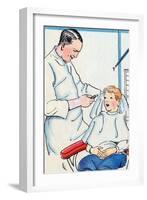 Dentist-Julia Letheld Hahn-Framed Art Print