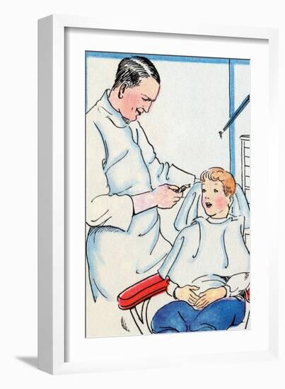 Dentist-Julia Letheld Hahn-Framed Art Print