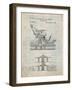 Dentists Chair Patent 1886-Cole Borders-Framed Art Print