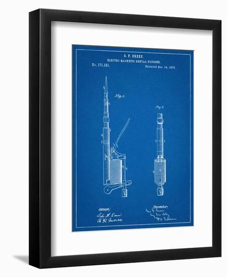 Dentists Drill Patent-null-Framed Art Print