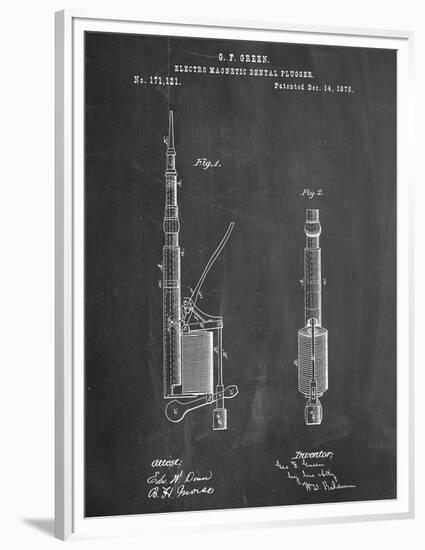 Dentists Drill Patent-null-Framed Premium Giclee Print