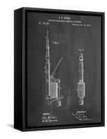 Dentists Drill Patent-null-Framed Stretched Canvas