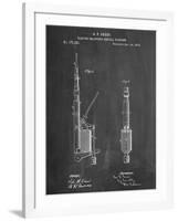 Dentists Drill Patent-null-Framed Art Print