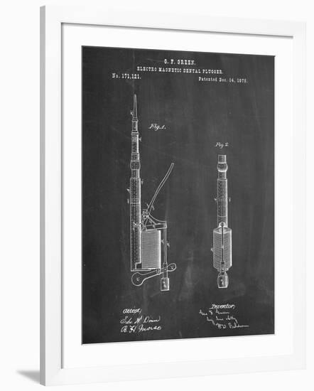 Dentists Drill Patent-null-Framed Art Print