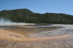 Grand Prismatic and Midway Geyser Basin-Denton Rumsey-Stretched Canvas