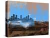 Denver Abstract Skyline I-Emma Moore-Stretched Canvas