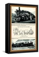 Denver and Rio Grande Narrow-Gauge Mikado-null-Framed Stretched Canvas