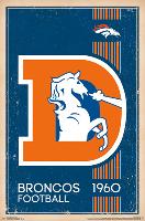 Denver Broncos - Retro Logo 14-null-Lamina Framed Poster