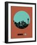 Denver Circle Poster 1-NaxArt-Framed Art Print