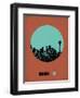 Denver Circle Poster 1-NaxArt-Framed Art Print