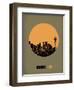 Denver Circle Poster 2-NaxArt-Framed Art Print