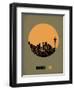 Denver Circle Poster 2-NaxArt-Framed Art Print