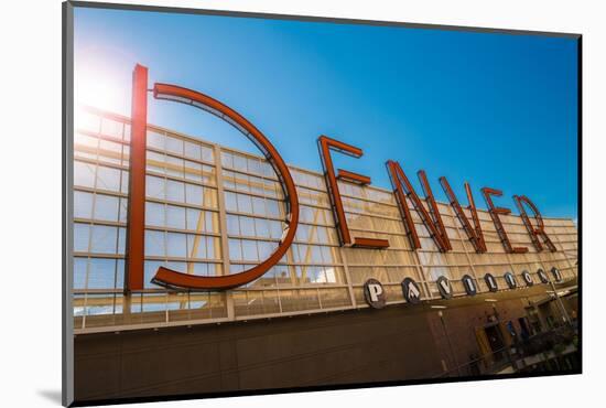 Denver CO sign-Steve Gadomski-Mounted Photographic Print