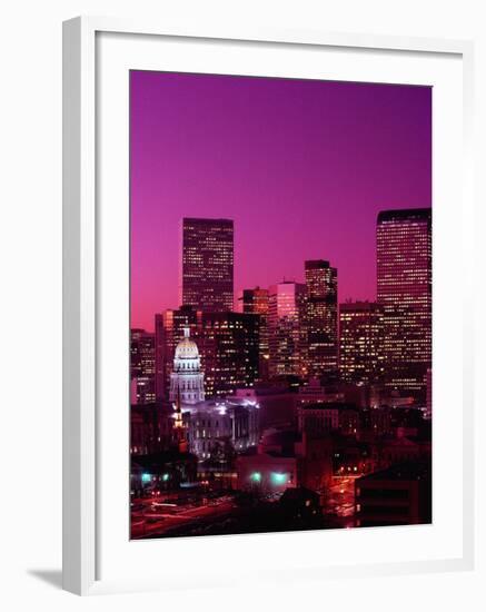 Denver, CO-Mark Gibson-Framed Premium Photographic Print