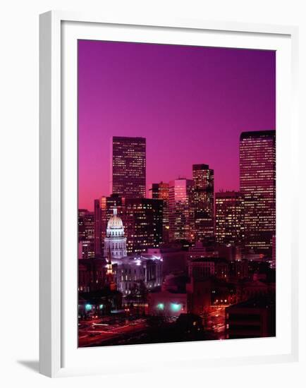 Denver, CO-Mark Gibson-Framed Premium Photographic Print