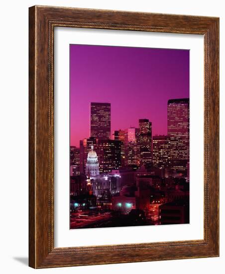 Denver, CO-Mark Gibson-Framed Photographic Print