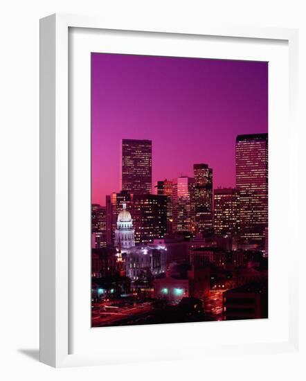 Denver, CO-Mark Gibson-Framed Photographic Print