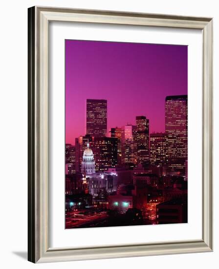 Denver, CO-Mark Gibson-Framed Photographic Print