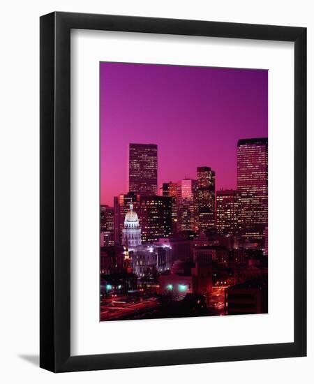 Denver, CO-Mark Gibson-Framed Premium Photographic Print
