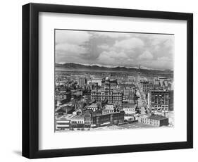 Denver Colorado and Rocky Mountains-null-Framed Photographic Print