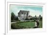 Denver, Colorado - Cheesman Memorial Pavilion View in Park-Lantern Press-Framed Art Print