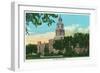 Denver, Colorado, Exterior View of East Side High School-Lantern Press-Framed Art Print