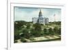 Denver, Colorado, Exterior View of the Capitol Bldg and View of the Grounds-Lantern Press-Framed Premium Giclee Print