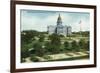 Denver, Colorado, Exterior View of the Capitol Bldg and View of the Grounds-Lantern Press-Framed Premium Giclee Print