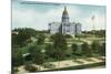 Denver, Colorado, Exterior View of the Capitol Bldg and View of the Grounds-Lantern Press-Mounted Premium Giclee Print