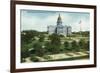 Denver, Colorado, Exterior View of the Capitol Bldg and View of the Grounds-Lantern Press-Framed Art Print