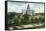 Denver, Colorado, Exterior View of the Capitol Bldg and View of the Grounds-Lantern Press-Framed Stretched Canvas