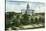 Denver, Colorado, Exterior View of the Capitol Bldg and View of the Grounds-Lantern Press-Stretched Canvas