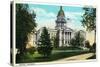 Denver, Colorado - Exterior View of the Capitol Building-Lantern Press-Stretched Canvas