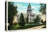 Denver, Colorado - Exterior View of the Capitol Building-Lantern Press-Stretched Canvas