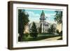 Denver, Colorado - Exterior View of the Capitol Building-Lantern Press-Framed Art Print