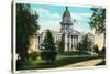 Denver, Colorado - Exterior View of the Capitol Building-Lantern Press-Stretched Canvas