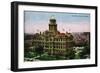 Denver, Colorado, Exterior View of the Court House-Lantern Press-Framed Art Print