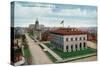 Denver, Colorado, Exterior View of the United States Mint and Capitol Buildings-Lantern Press-Stretched Canvas