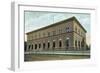 Denver, Colorado - Exterior View of the US Mint-Lantern Press-Framed Art Print