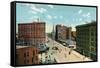 Denver, Colorado, Northern View Down Broadway-Lantern Press-Framed Stretched Canvas