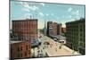 Denver, Colorado, Northern View Down Broadway-Lantern Press-Mounted Art Print