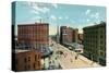 Denver, Colorado, Northern View Down Broadway-Lantern Press-Stretched Canvas