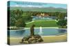 Denver, Colorado, Panoramic View of City Park from Museum of Natural History-Lantern Press-Stretched Canvas