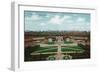 Denver, Colorado, Panoramic View of the Civic Center-Lantern Press-Framed Art Print