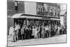 Denver, Colorado - Sightseeing Trolley with Crowd-Lantern Press-Mounted Art Print