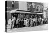 Denver, Colorado - Sightseeing Trolley with Crowd-Lantern Press-Stretched Canvas