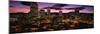 Denver, Colorado Skyline at Dusk-null-Mounted Photographic Print
