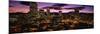 Denver, Colorado Skyline at Dusk-null-Mounted Photographic Print